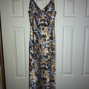 Abercrombie Satin Maxi Dress